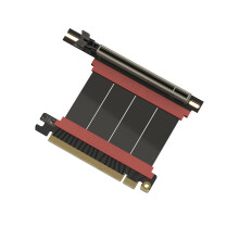 LINKUP - AVA5 Armour PCIE 5.0 Riser Cable | RTX5090 RX9070 GPU Ready | x16 128GB/s Speed | Compatible with N200R & NCASE M2 | Right Angle, Black 6cm