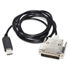 Pidwaok FT232RL USB to DB25 Male Cable 1.8m for Roland Engravers, RS232 Serial Port PC Control/Data/Download Cable