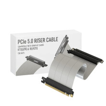 LINKUP - AVA5 PCIE 5.0 Riser Cable | RTX5090 RX9070 GPU Ready | x16 128GB/s Speed | Compatible with PCIe 4.0 | Designed for ITX