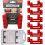 StealthMounts Milwaukee Packout Mounting Cleats 12 Pack | Red ABS Plastic Wall Mount Cleats 1