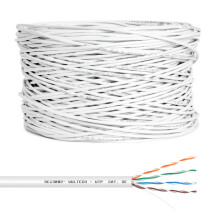 Vultech 305 Metres Cat.5e UTP Ethernet Network Cable, 24 AWG, REEL OF 305 M, Compatible with Computers, Routers