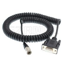 SZRMCC 4 Pin Hirose Male to Serial RS232 DB9 Data Cable for Trimble 5600 3600 Geodimeter Total Station