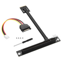 SinLoon M.2 NGFF Key A+E to PCIe X16 Extender Cable M.2 to PCI-E 16X Female Riser Cable for M2 2230