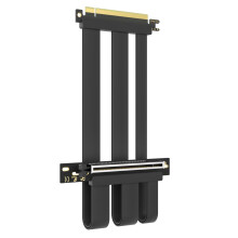 GLOTRENDS 250mm PCIe 5.0 Riser Cable for RTX5090 RTX4090 RX9070 RX7900, Compatible with PCIe 5.0/4.0 GPUs