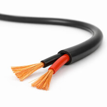 Wire4u Automotive Round Twin 2 Core Thin Wall Cable 12V 24V Copper Wire (0.5mm² 11Amps, 100 Metres Roll)