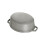 STAUB Cast Iron Roaster/Cocotte, Oval 17 cm, 1 L, Graphite Grey 5