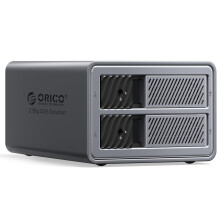 ORICO RAID Hard Drive Enclosure 2 Bay USB 3.0 for 2.5/3.5 inch SSDs HDDs Up to 44TB Support 0/1/JBOD/CLEAR Raid Modes Tray-Less Locking Expansion