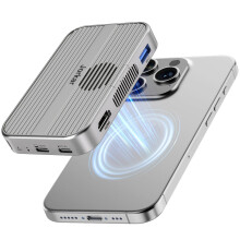 Jorkar Magnetic Docking Station 10Gbps with M.2 NVMe SSD Enclosure, USB C 3.2 Hub for iPhone 17/16/15 Pro/Pro Max/Plus with Cooling Fan