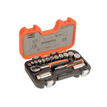 Bahco S330 Socket Set 34 Piece 1/4 and 3/8 Square Drive