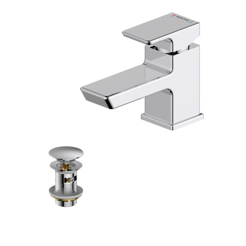 Bristan Bristan COB BAS C Colbalt Basin Mixer - Chrome