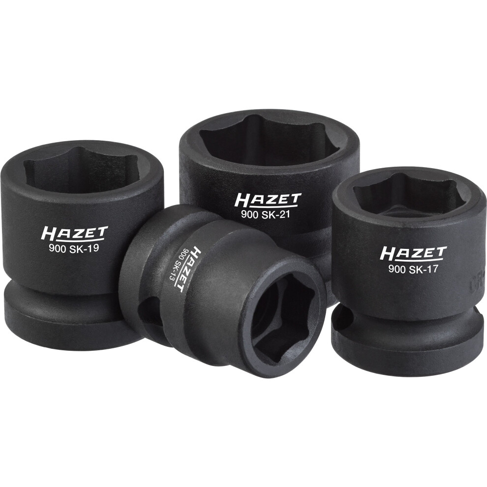 Hazet 900Sk/4 29 Mm Hexagon Traction Profile Impact Socket Set - Multi-Colour 5051227806222