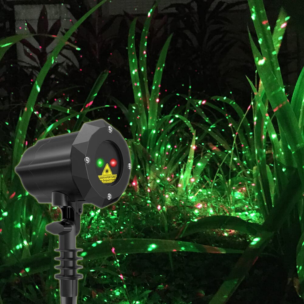 Dalanpa Garden Christmas Lights Firefly Star Projector Outdoor Indoor For Home And Garden Color Red/Green 5051227734204