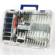 86-PCS Magnetic Impact Nut Driver Set with SAE & Metric Deep Sockets, Ratcheting Screwdriver, Universal Socket, Wing Nut Driver