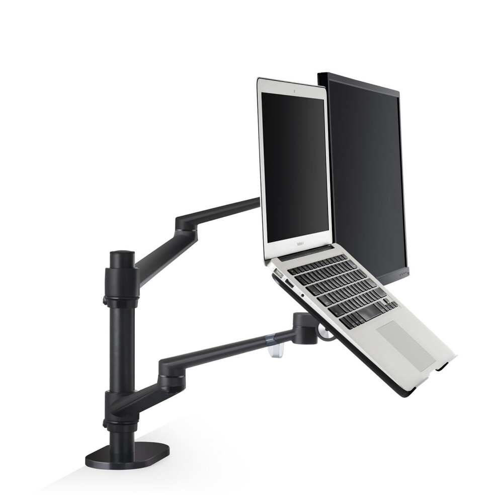 Thingyclub Adjustable Aluminium Universal Laptop & Monitor Desk Mount Monitor Arm Stand Bracket With Tilt And Swivel 5051227814807