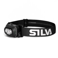 Silva Head Torch Battery Powered - Discover - 500 Lumen Head Lamp - Runs on 3X AAA (Not Included) - 3 Brightness Levels - White, Red & Orange LEDs