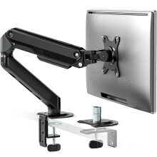 monTEK Single Monitor Arm for 17–32" Screens, Holds up to 9kg, VESA Mount