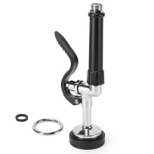 High Pressure Commercial Pre-Rinse Faucet Sprayer with Rubber Nozzle, 304 Stainless Steel Kitchen Tap Spray Head