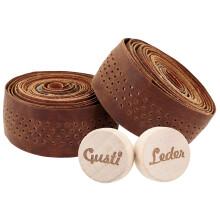 Gusti tape for bicycle handlebars leather - cork 200 cm Fausto C. Bicycle handlebar strap for leather bicycle handlebars racing bike accessories