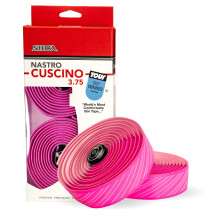 SILCA Nastro Cuscino Bike Handlebar Tape, Pink 3.75mm – Extra Thick Bike Bar Tape, Comes with Aluminum End Plugs & Installation Kit – Durable
