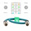 HangTon Ethernet Cable for Baumer Cognex Basler SICK Vision Sensor Camera Reader, M12 8 Pin X-Coded to 8-pin X-Coded High Speed Flexible 10M 4