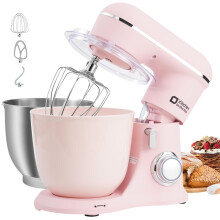 Kitchen in the box Stand Mixer, 4.5L+5L Two Bowls Food Mixer for Baking, 10 Speeds Electric Kitchen Appliance with Dough Hook, Whisk, Beater