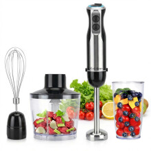 1500W Hand Blender, 4 in 1 Immersion Blender with TURBO Mode & 20 Speeds