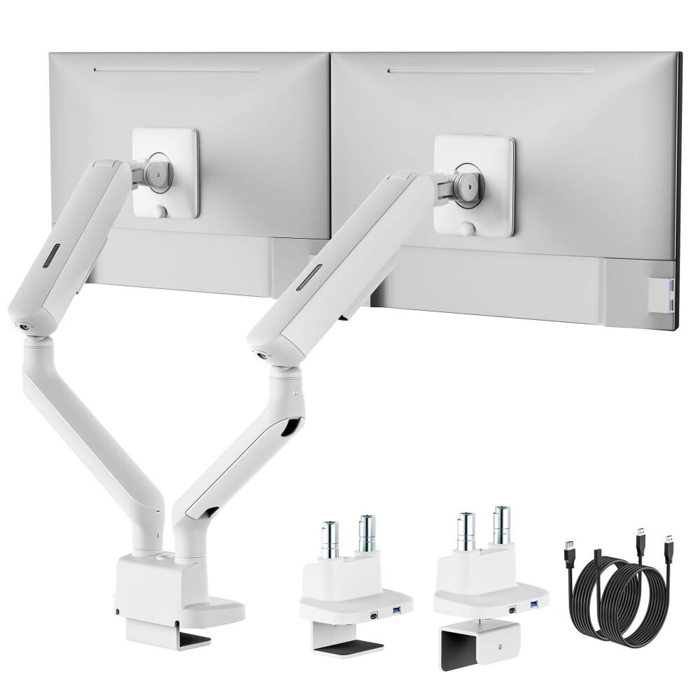 Montek Dual Monitor Arm With Usb For 17-35" Screens 5051227816580