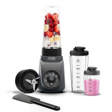 Tefal Blend Up One Mini Blender, 800W Powerful Motor & 4 Powerlix Blades, 6 Auto Programmes, Auto Cleaning, 2 Bottles 0.6L & 0.4L BPA-Free Tritan
