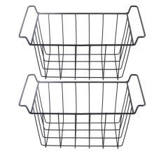 Freezer Organizer Bins, 2 Pcs Freezer Metal Wire Basket, Freezer Hanging Basket, Freezer Storage Wire Rack Chest Freezer Organizer Bins Wire Basket