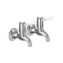 Bristan Value BIB Taps with Ceramic Disc Valves, Deck Mounted, Chrome Finish