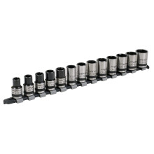 Sealey AK2742B 13pc 1/2"Sq Drive Lock-On Socket Set - Black Series