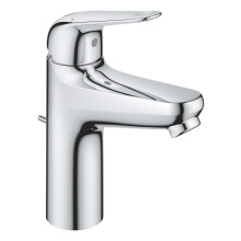 GROHE Swift QuickFix – Single Lever Basin Mixer Tap with Pop-Up Waste Set