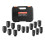 VEVOR VEVOR Axle Nut Impact Socket Set, 1/2" Drive Deep 6+12-Point 14-Piece Metric Spindle Nut Socket Set 1