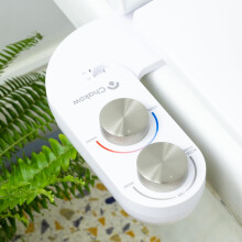 As seen in Dragons' Den, Chakow Bidet Attachment for Toilet UK - Patented Self-Cleaning SmartSpray Nozzle
