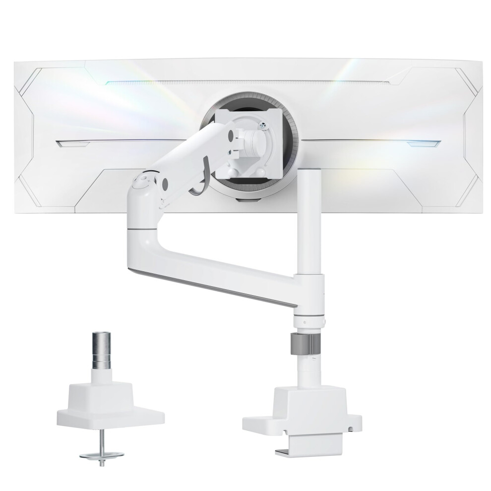 Montek Heavy-Duty Single Monitor Arm For 17-57" Ultrawide 27Kg Screens 5051227814586
