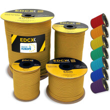 EDCX 4mm Nylon Paracord 550 100m (330 feet) | Ideal for Camping, Survival, Outdoor, Crafting, DIY | 100% Nylon Rope 4mm