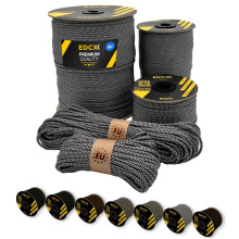EdcX Paracord 4mm, 20+ Military Colors (15m, 30m, 50m, 100m, 300m) | Ideal for Camping, Survival, Outdoor, Crafting, DIY | 100% Nylon Rope 4mm