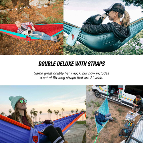 Grand Trunk Double Deluxe Hammock, 11 ft, 500 lb, Lightweight 2