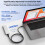 Leehitech 2M 120Gbps Thunderbolt 5 Cable, 240W Fast Charging USB C to USB C Cable 5