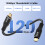 Leehitech 2M 120Gbps Thunderbolt 5 Cable, 240W Fast Charging USB C to USB C Cable 2