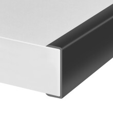 Rubber Edge Trim, 2 inches Self-Adhesive U Channel Edge Protector for Woods, Flexible U Shaped Peel and Stick Edge Banding, Furniture Edge Guard