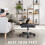 Vivo VIVO Ergonomic Mobile Footrest with Wheels, Height Adjustable Desk Stool with Thick Padding 2