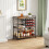 Lifewit 3 Tier Drinks Trolley with Lockable Wheels,Rustic Brown 3