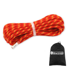 NewDoar CE & UIAA Certificated Static Climbing Rope 14KN 8mm(5/16in) High Strength Accessory Cords Safety for Rock Climbing, Outdoor Survival, Hiking