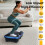 EVOLAND Vibration Plate Exercise Machine, Vibration Fitness Trainer with Bluetooth Speaker 5 Program Modes 2 Resistance Bands 2