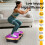 EVOLAND Vibration Plate Exercise Machine, Vibration Fitness Trainer with Bluetooth Speaker 5 Program Modes 2 Resistance Bands 2