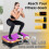EVOLAND Vibration Plate Exercise Machine, Vibration Fitness Trainer with Bluetooth Speaker 5 Program Modes 2 Resistance Bands 3
