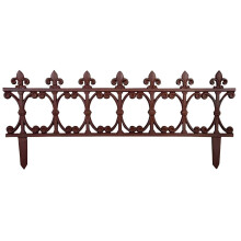 Esschert PS21 Fallen Fruits Large Lawn Edging, Brown