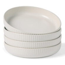 Richmount Starlight Stoneware Pasta Bowls Set of 4, Salad/Cereal/Soup Bowl 21.5cm 1080ml, Classic Bowl for All Pasta Dishes