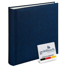 Goldbuch photo album, summertime, 25x25 cm, 60 pages with glassine, blue, 30x31 cm
